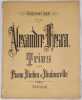 COLLECTION LITOLFF  TRIOS POUR PIANO VIOLON ET VIOLONCELLE .  ALEXANDRE FESCA