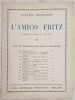 L'AMICO FRITZ. PIETRO MASCAGNI