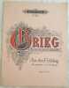 AN DEN FRUHLING  KLAVIERSTUCK  VON EDVARD GRIEG OP. 43 N. 6. Edvard Grieg