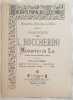 RACCOLTA DI PEZZI CELEBRI RIDOTTI PER PIANOFORTE L. BOCCHERINI MINUETTO IN LA ESTRATTO DA UN QUINTETTO D'ARCO. Boccherini
