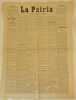 LA PATRIA  1900 - ANNO IX - N. 125 - 2 EDIZIONE ANCONA VENERDI SABATO 1 2 GIUGNO . 