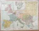 NEUESTE GESCHAFTS U. REISEKARTE VON EUROPA  ENTWORFEN U. GEZEICHNEL. H. Brandes