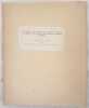 EN CILICIE: UN CENTRE DE CONTACT ENTRE LES DIVERSES CIVILISATIONS DE L'EPOQUE PREHISTORIQUE EXTRAIT DES MELANGES SYRIENS OFFERTS A M. R. DUSSAUD. JOHN ...