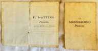 IL MATTINO POEMETTO - IL MEZZOGIORNO POEMETTO?. Giuseppe Parini (1729-1799)