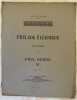 CENTENAIRE D'HAYDN PRELUDE ELEGIAQUE  POUR LE PIANO . PAUL DUKAS
