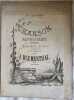 CHANSON NAPOLITAINE POPULAIRE NA PALOMBELLA GHIANCA  TRANSCRITE POUR PIANO 8905 OP. 47. John Blumenthal (1829-1908)