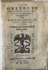 CLAUDII GALENI  IN HIPPOCR. COI MEDICORUM PRINCIPIIS PROGNOSTICUM COMMENTARIUS IN TREIS LIBROS DIVISUS  INTERPRETE IOAN. GORRAEO PARISIENSI. Jean de ...