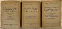 PATOLOGIA SPECIALE E TERAPIA DEGLI ANIMALI DOMESTICI . DR. F. HUTYRA  - DR J. MAREK  - DR R. MANNINGER