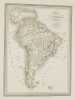 CARTE DE L'AMERIQUE MERIDIONALE . Giraldon Bovinet