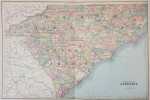 ATLANTA CHARLESTON (SOUTH CAROLINA) NORTH AND SOUTH CAROLINA. George F. Cram