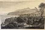 VEDUTA DELLA CITTA DI SORRENTO  VUE DE LA VILLE DI SORRENTO. Domenico Cuciniello e Lorenzo Bianchi (Resina, 1780 - Napoli, 1840)