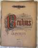 QUINTETT FUR PIANOFORTE  2 VIOLINEN, VIOLA UND VIOLONCELLO OP. 34. JOHANNES BRAHMS 