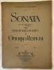 SONATA IN SI MINORE PER PIANOFORTE E VIOLINO . OTTORINO RESPIGHI