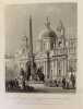 VIEW OF THE CHURCH OF ST AGNES IN THE PIAZZA NAVONA, ROME. Frederick Smith su disegno di G. B. Moore