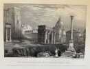 THE COLUMN OF PHOCAS AND ARCH AND SEPTIMUS SEVEERUS ROME<BR><BR>. W. B. Cooke