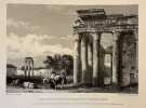 VIEW OF THE TEMPLE OF ANTONINUS AND FAUSTINA, ROME. Frederick Smith su disegno di T. H. Cromek