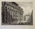 REMAINS OF THE TEMPLE OF ANTONINUS PIUS NOW THE CUSTOM HOUSE AT ROME. W. B. Cooke