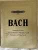 KLAVIERWERKE  JOH. SEB. BACH CZERNY GRIEPENKERL UND ROITZSCH. Johann Sebastian Bach