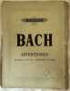 KLAVIERWERKE VON JOH. SEB. BACH HERAUSGEGEBEN VON CZERNY GRIEPENKERL UND ROITZSCH. Johann Sebastian Bach