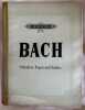 KLAVIERWERKE VON JOH. SEB. BACH HERAUSGEGEBEN VON CZERNY GRIEPENKERL UND ROITZSCH 8855. Johann Sebastian Bach