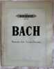 KLAVIERWERKE VON JOH. SEB. BACH HERAUSGEGEBEN VON CZERNY GRIEPENKERL UND ROITZSCH 8856. Johann Sebastian Bach