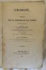 GEODESIE  OU TRAITE DE LA FIGURE DE LA TERRE  ET DE SES PARTIES COMPRENANT LA TOPOGRAPHIE  L'ARPENTAGE, LE NIVELLEMENT, LA GEOMORPHIE TERRESTRE ET ...