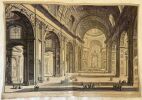 VEDUTA INTERNA DELLA BASILICA DI S. PIETRO IN VATICANO. Giovanni Battista Piranesi (1720-1778)