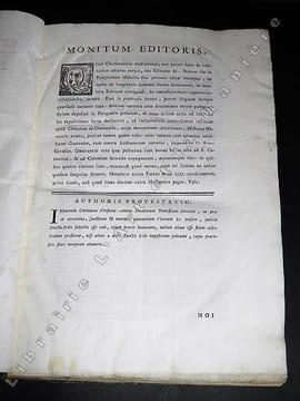 Historia Paraguajensis petri Francisci-Xaverii de Charlevoix, ex gallico latina, cum animadversionibus et supplemento. Histoire du Paraguay. [PARAGUAY ...