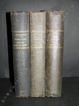 Instructions nautiques sur les Mers de l’Inde, par James Horsburgh, Traduites de l’anglais, en 1837, par M. Le Prédour. [MARINE] . HORSBURGH (James). 