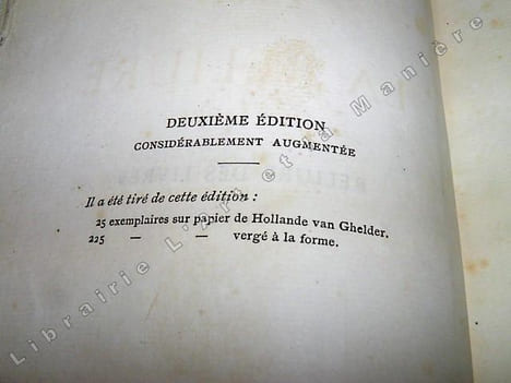 Etudes sur la Reliure des Livres et sur les Collections de Bibliophiles Célèbres. . BRUNET, Gustave.