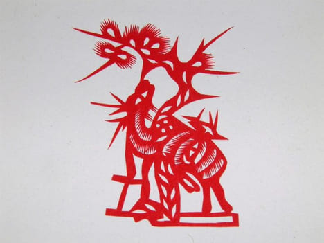 L’Art Populaire Chinois – Les Découpures de Papier. Chinese Paper-Cuts. . [ANONYME] 