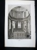 GRAVURE ORIGINALE. Chapelle sépulchrale d'Eyub.  Planche originale issue du Tableau général de l'Empire othoman de Mouradja (Mouradgea) d'Ohsson, ...