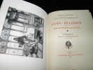 Cent reliures de la Bibliothèque Nationale. . MEUNIER, Charles. 