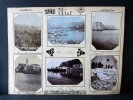 Nice-Menton. Ensemble de 33 Photographies originales de Nice et Menton avec décors et illustrations manuscrits Belle Epoque (circa 1900). . [ANONYME]. ...