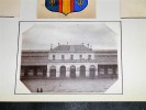 GARE DE CLERMONT-FERRAND. Ensemble de 3 photographies originales, avec décors et illustrations manuscrits Belle Epoque (circa 1900). . [ANONYME]. 