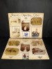 Souvenir de CREVECOEUR LE GRAND. Ensemble de 10 photographies originales, avec décors et illustrations manuscrits Belle Epoque (circa 1900). . ...