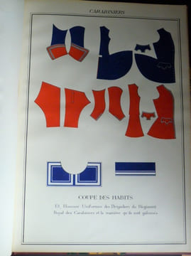 [Uniformes militaires]. Habillement du régiment royal des carabiniers. . [ANONYME]. 