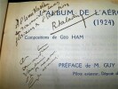Geo Ham et Raymond Saladin présentent LAlbum de laéronautique. Ouvrage publié sous le haut patronage du sous-secrétariat dEtat de lAéronautique. . GEO ...
