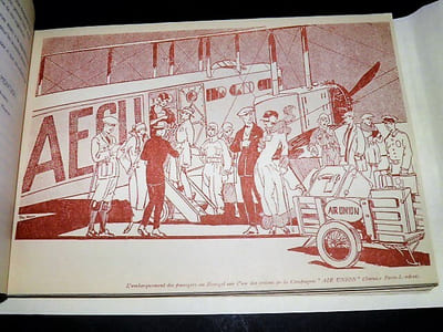 Geo Ham et Raymond Saladin présentent L’Album de l’aéronautique. Ouvrage publié sous le haut patronage du sous-secrétariat d’Etat de l’Aéronautique. 