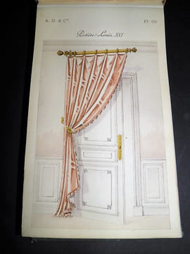 Catalogue Aubenet, Dons & Cie de Tentures Classiques. 2me Série de 62 modèles, complète en elle-même. . AUBENET, DONS & CIE.