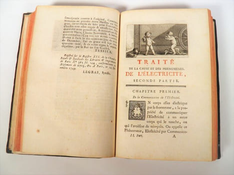 Traité de la cause et des phénomènes de l'électricité. . BOULLANGER, (Nicolas-Antoine).