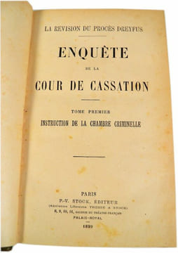 L'Affaire Dreyfus. Exceptionnelle collection d'ouvrages sur l'épopée judiciaire de "l'Affaire" en reliure uniforme. . [COLLECTIF]
