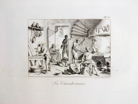 Album de la jeunesse, des amateurs et des artistes, composé de vingt-cinq sujets divers. Arts et métiers, chevaux, chasses, scènes militaires, vues et ...