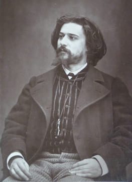 Alphonse Daudet. Portrait photographique, cliché de Carjat. Galerie contemporaine, littéraire, artistique. . CARJAT ; GOUPIL et Cie ; DELORME, R.