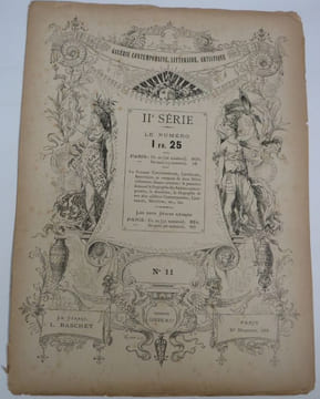 Alphonse Daudet. Portrait photographique, cliché de Carjat. Galerie contemporaine, littéraire, artistique. . CARJAT ; GOUPIL et Cie ; DELORME, R.