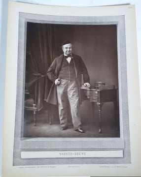 Sainte-Beuve. Portrait photographique, cliché de Bertall. Galerie contemporaine, littéraire, artistique. . BERTALL ; GOUPIL et Cie ; Vendryes, Ch.