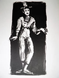 Quelques attitudes de Marcel MARCEAU.