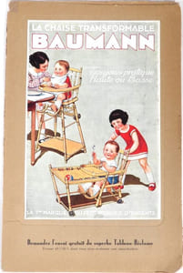 [Catalogue]. La chaise transformable Baumann. 