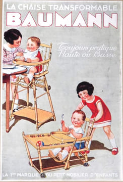 [Catalogue]. La chaise transformable Baumann. . BAUMANN, W. 