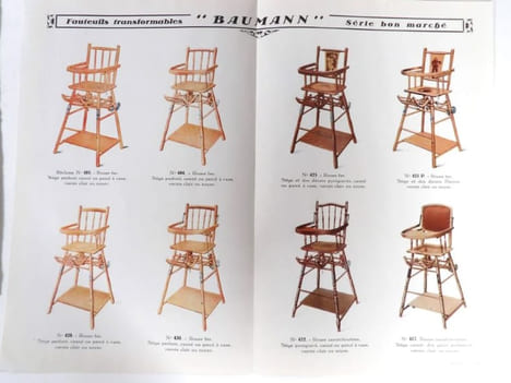 [Catalogue]. La chaise transformable Baumann. . BAUMANN, W. 